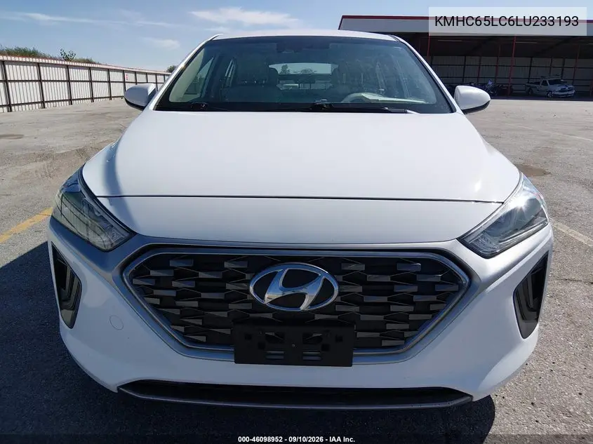 2020 HYUNDAI IONIQ VIN KMHC65LC6LU233193 — фото 12