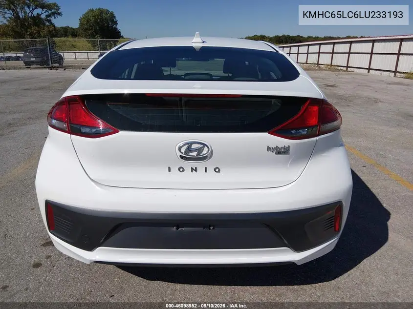 2020 HYUNDAI IONIQ VIN KMHC65LC6LU233193 — фото 16