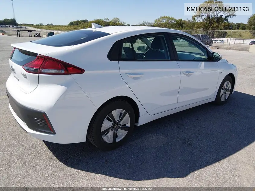 2020 HYUNDAI IONIQ VIN KMHC65LC6LU233193 — фото 4