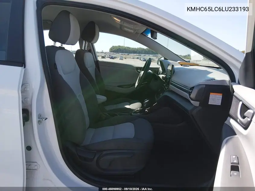 2020 HYUNDAI IONIQ VIN KMHC65LC6LU233193 — фото 5