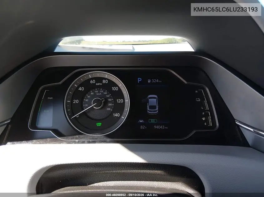 2020 HYUNDAI IONIQ VIN KMHC65LC6LU233193 — фото 7