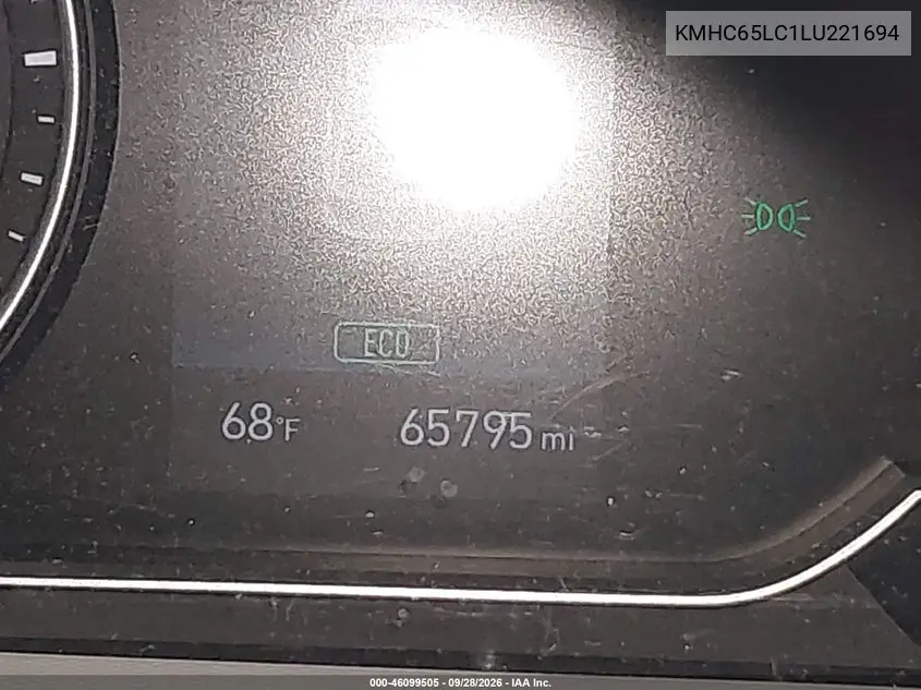 2020 HYUNDAI IONIQ VIN KMHC65LC1LU221694 — фото 16
