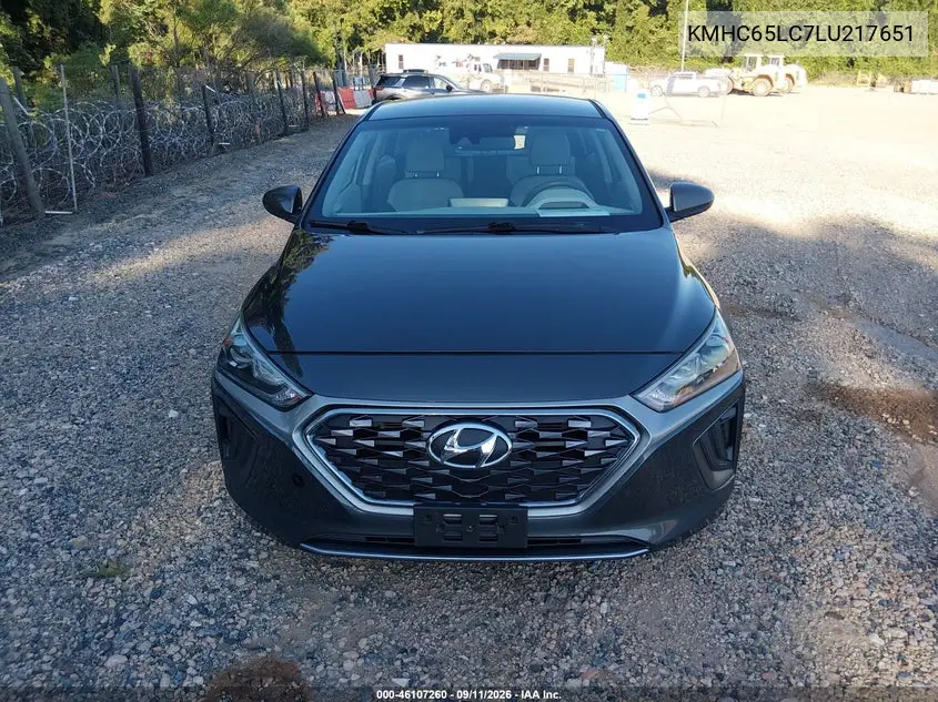 2020 HYUNDAI IONIQ VIN KMHC65LC7LU217651 — фото 16