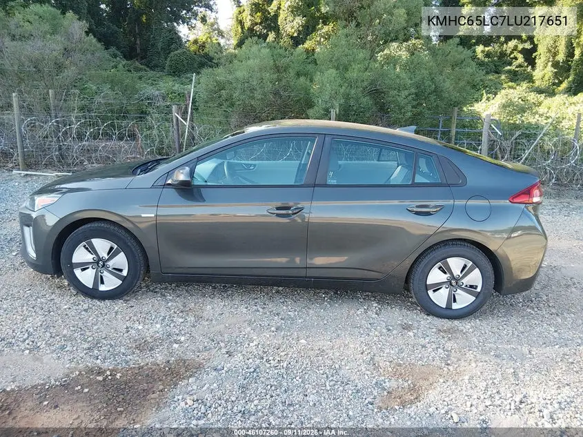 2020 HYUNDAI IONIQ VIN KMHC65LC7LU217651 — фото 18