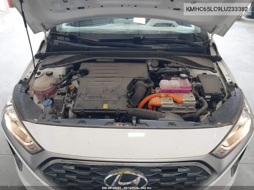2020 HYUNDAI IONIQ VIN KMHC65LC9LU233382 — фото 10