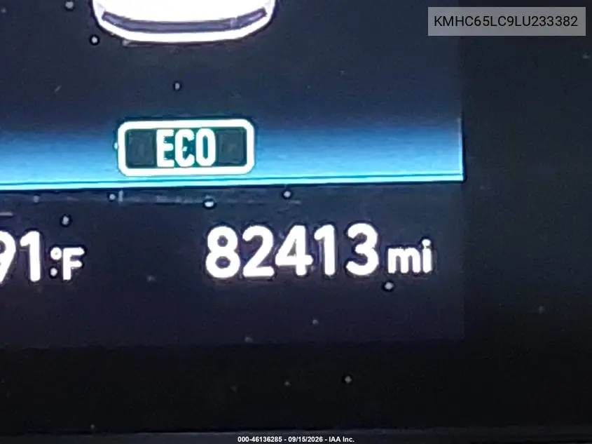 2020 HYUNDAI IONIQ VIN KMHC65LC9LU233382 — фото 20
