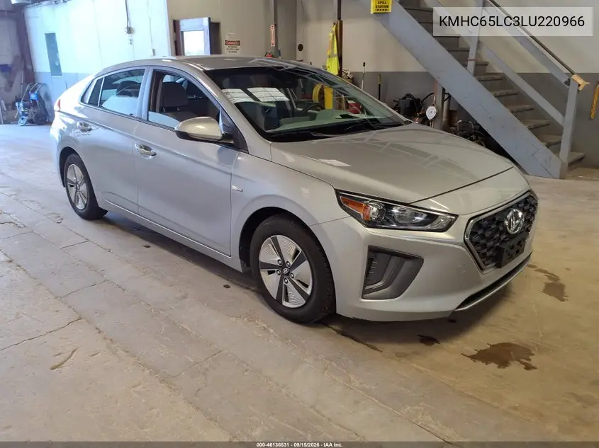 HYUNDAI IONIQ 2020, VIN KMHC65LC3LU220966
