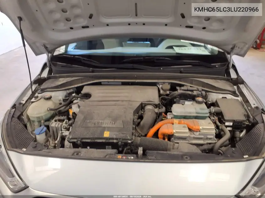 2020 HYUNDAI IONIQ VIN KMHC65LC3LU220966 — фото 10