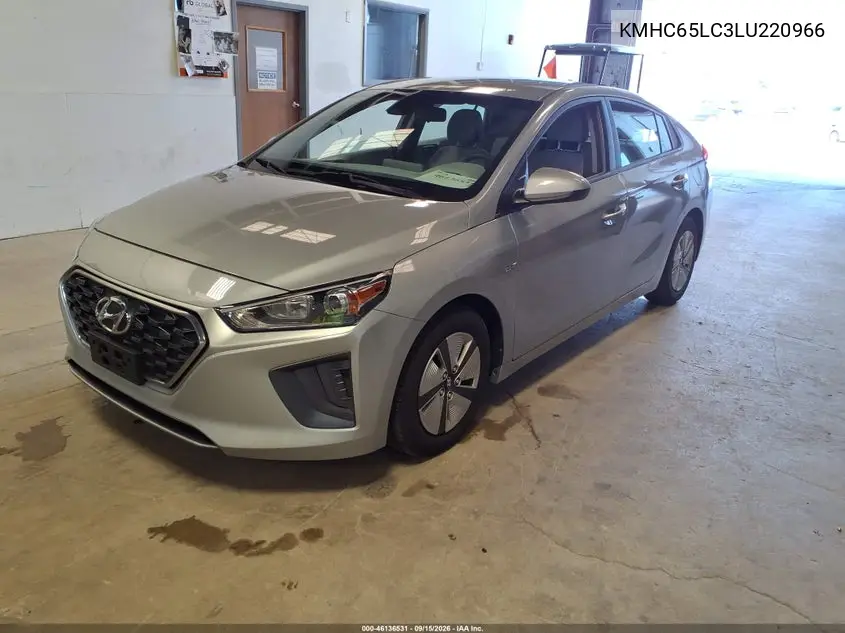 2020 HYUNDAI IONIQ VIN KMHC65LC3LU220966 — фото 2