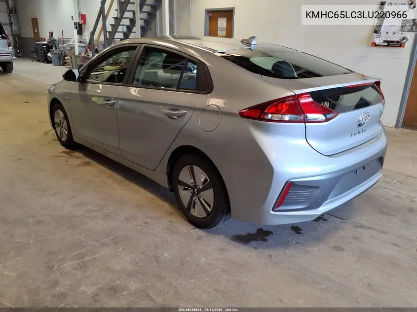 2020 HYUNDAI IONIQ VIN KMHC65LC3LU220966 — фото 3