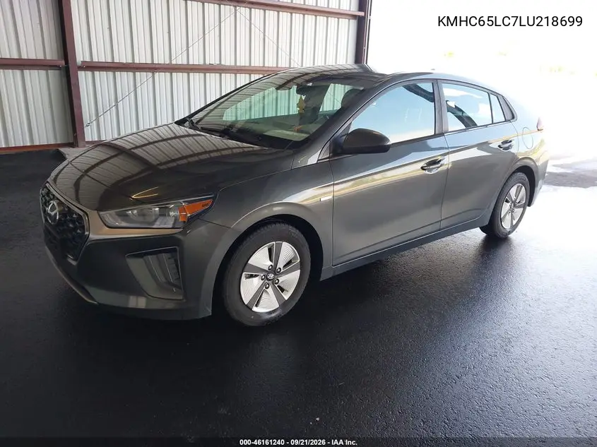 2020 HYUNDAI IONIQ VIN KMHC65LC7LU218699 — фото 2