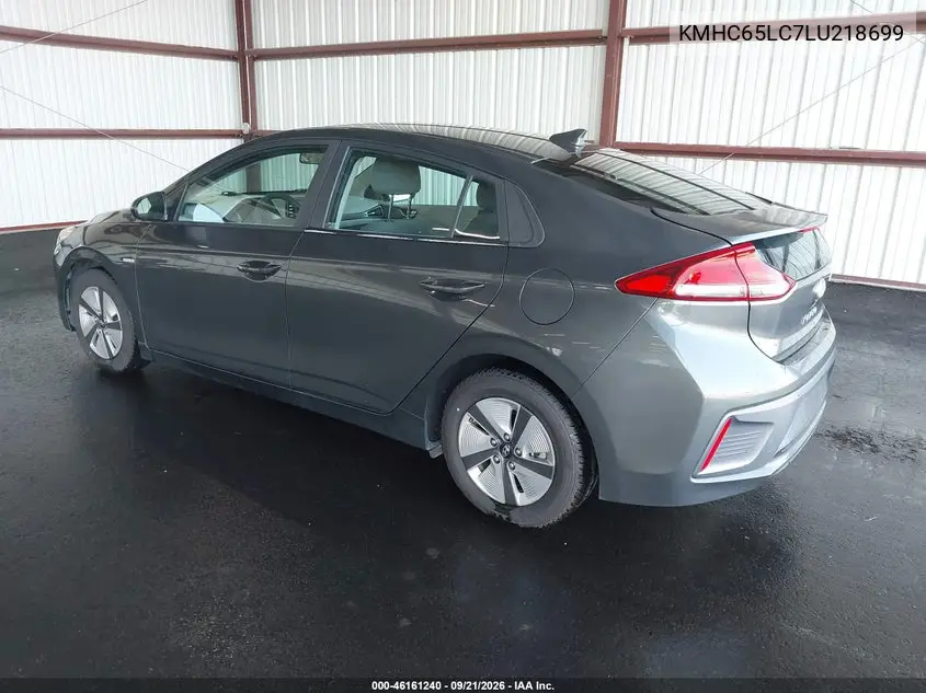 2020 HYUNDAI IONIQ VIN KMHC65LC7LU218699 — фото 3