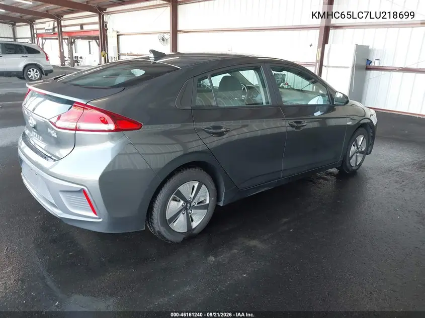 2020 HYUNDAI IONIQ VIN KMHC65LC7LU218699 — фото 4