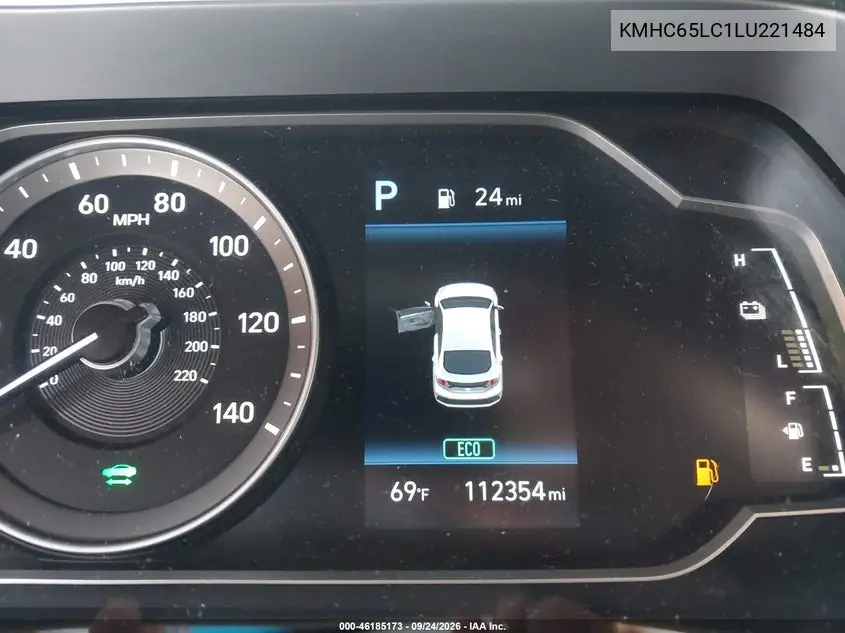 2020 HYUNDAI IONIQ VIN KMHC65LC1LU221484 — фото 15