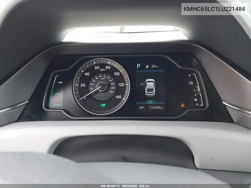 2020 HYUNDAI IONIQ VIN KMHC65LC1LU221484 — фото 7