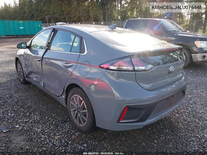2020 HYUNDAI IONIQ VIN KMHC85LJ4LU076448 — фото 3