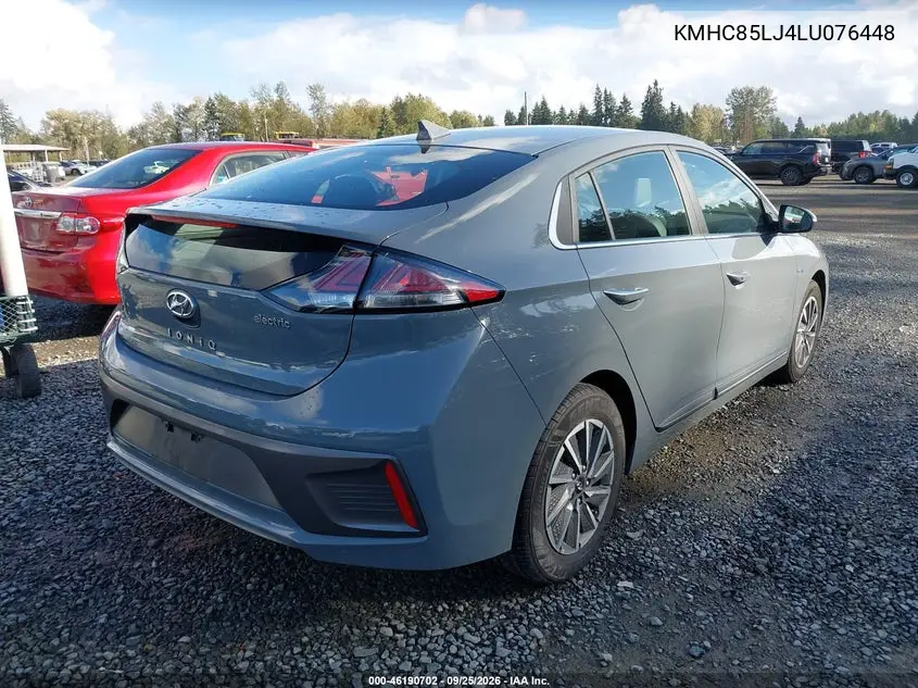 2020 HYUNDAI IONIQ VIN KMHC85LJ4LU076448 — фото 4