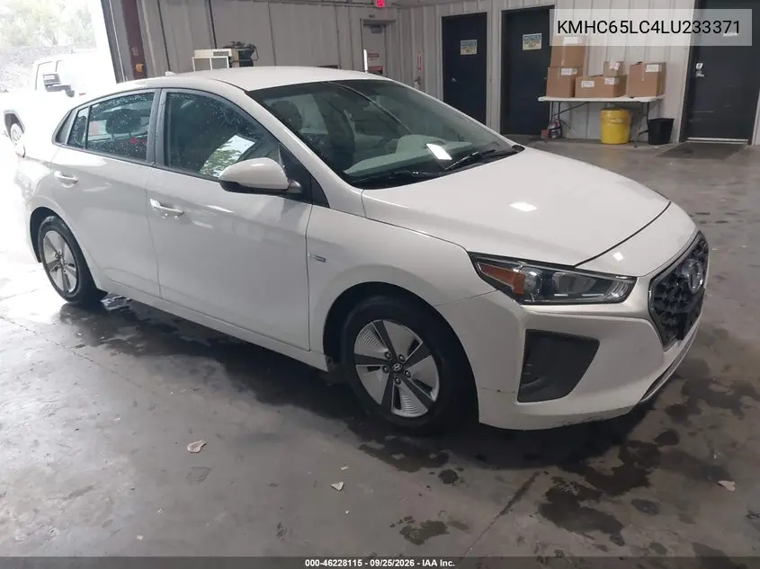 HYUNDAI IONIQ 2020, VIN KMHC65LC4LU233371