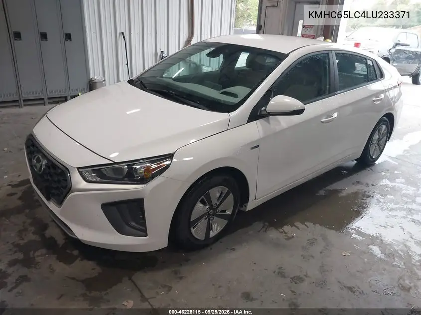 2020 HYUNDAI IONIQ VIN KMHC65LC4LU233371 — фото 2