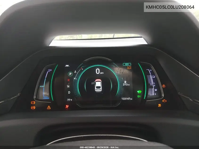 HYUNDAI IONIQ 2020, VIN KMHC05LC0LU208064