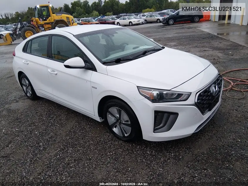 HYUNDAI IONIQ 2020, VIN KMHC65LC3LU221521