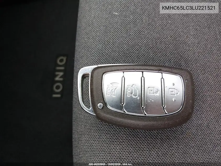 2020 HYUNDAI IONIQ VIN KMHC65LC3LU221521 — фото 11
