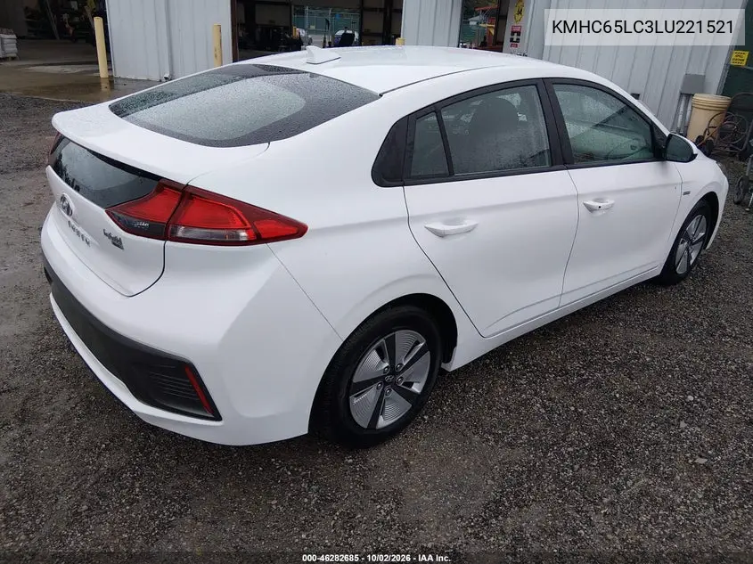 2020 HYUNDAI IONIQ VIN KMHC65LC3LU221521 — фото 4