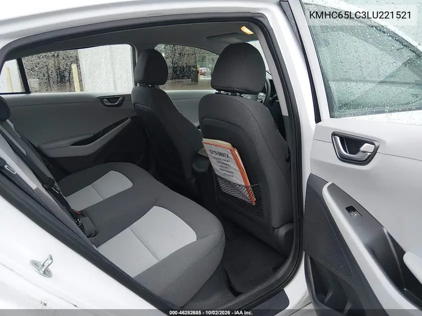 2020 HYUNDAI IONIQ VIN KMHC65LC3LU221521 — фото 8
