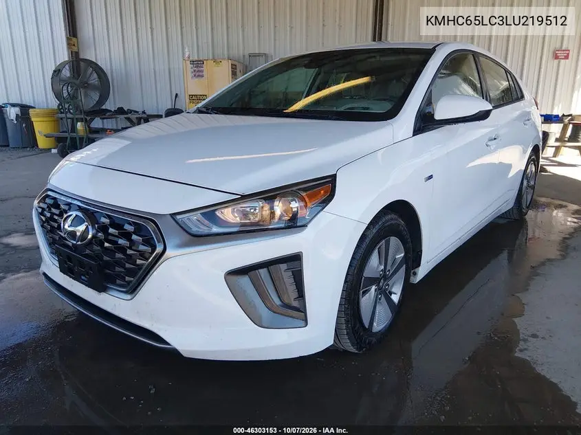 2020 HYUNDAI IONIQ VIN KMHC65LC3LU219512 — фото 2