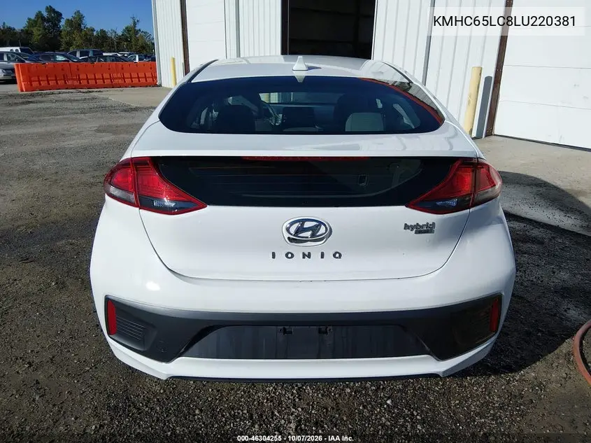 2020 HYUNDAI IONIQ VIN KMHC65LC8LU220381 — фото 19