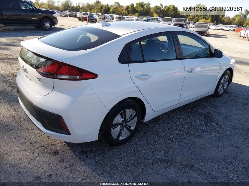2020 HYUNDAI IONIQ VIN KMHC65LC8LU220381 — фото 4