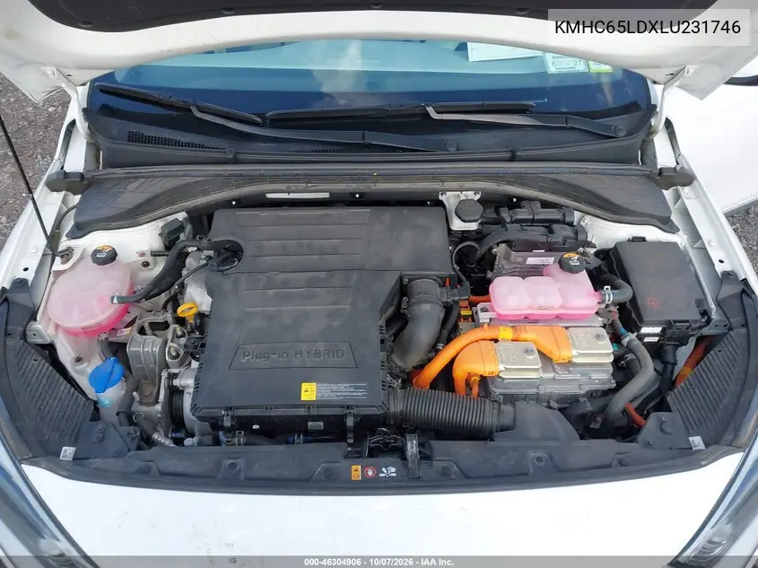2020 HYUNDAI IONIQ VIN KMHC65LDXLU231746 — фото 10
