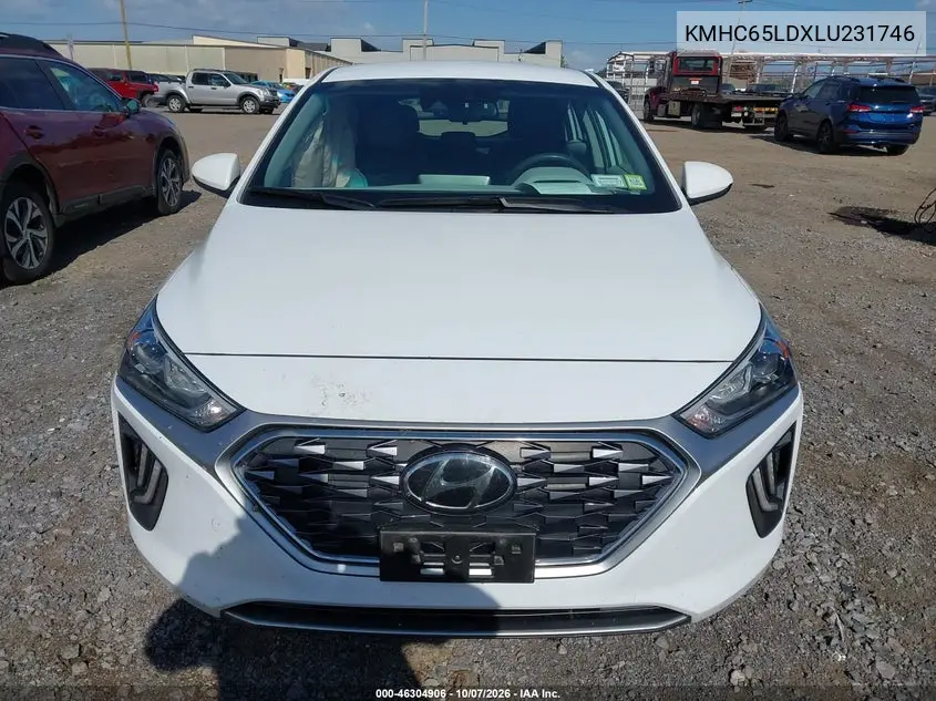 2020 HYUNDAI IONIQ VIN KMHC65LDXLU231746 — фото 12