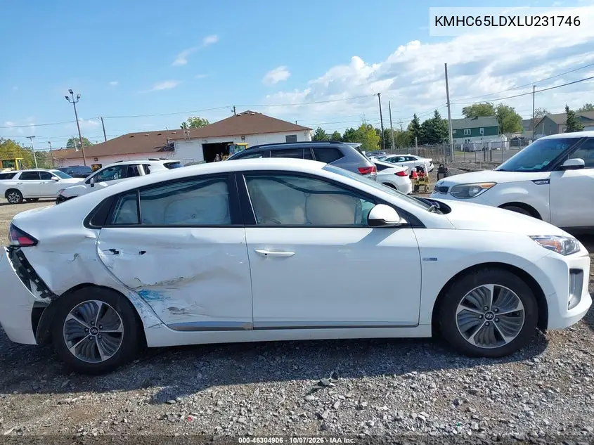 2020 HYUNDAI IONIQ VIN KMHC65LDXLU231746 — фото 13