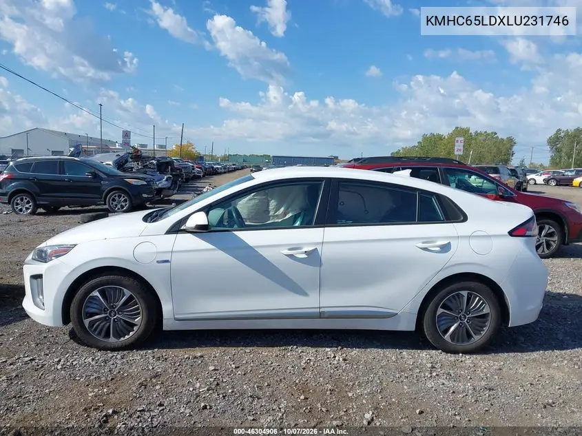 2020 HYUNDAI IONIQ VIN KMHC65LDXLU231746 — фото 14