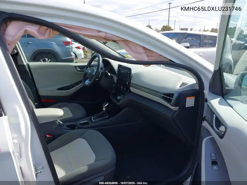 2020 HYUNDAI IONIQ VIN KMHC65LDXLU231746 — фото 5