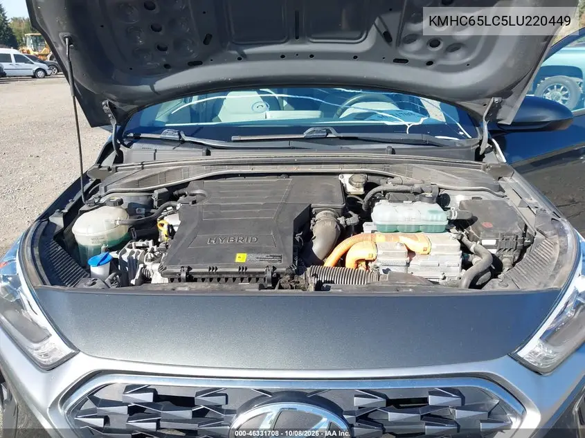 2020 HYUNDAI IONIQ VIN KMHC65LC5LU220449 — фото 10
