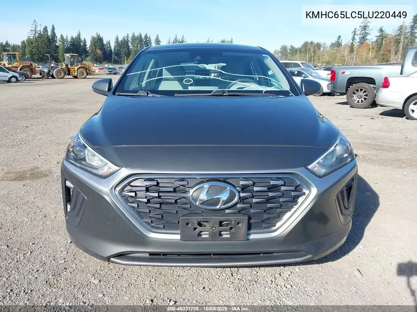 2020 HYUNDAI IONIQ VIN KMHC65LC5LU220449 — фото 12