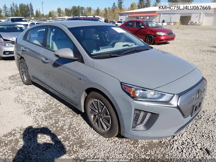 HYUNDAI IONIQ 2020, VIN KMHC75LJ4LU067669