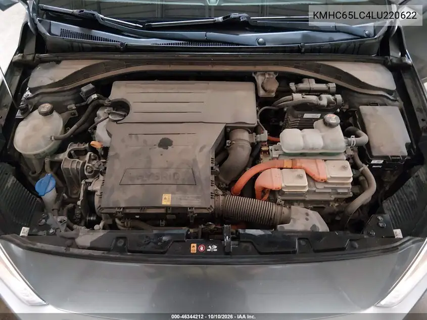 2020 HYUNDAI IONIQ VIN KMHC65LC4LU220622 — фото 10