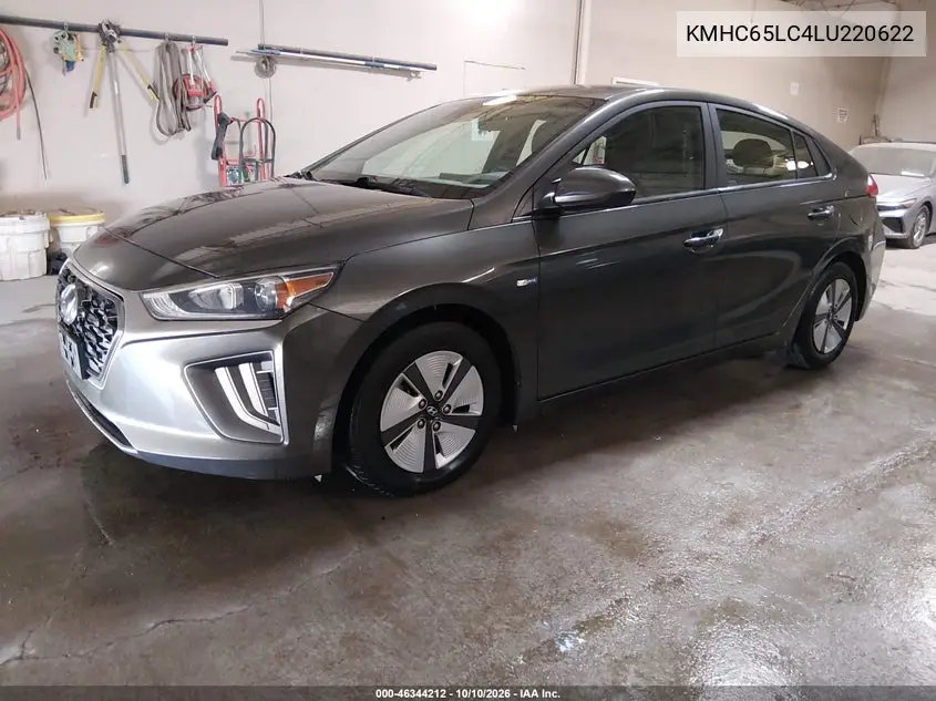 2020 HYUNDAI IONIQ VIN KMHC65LC4LU220622 — фото 2