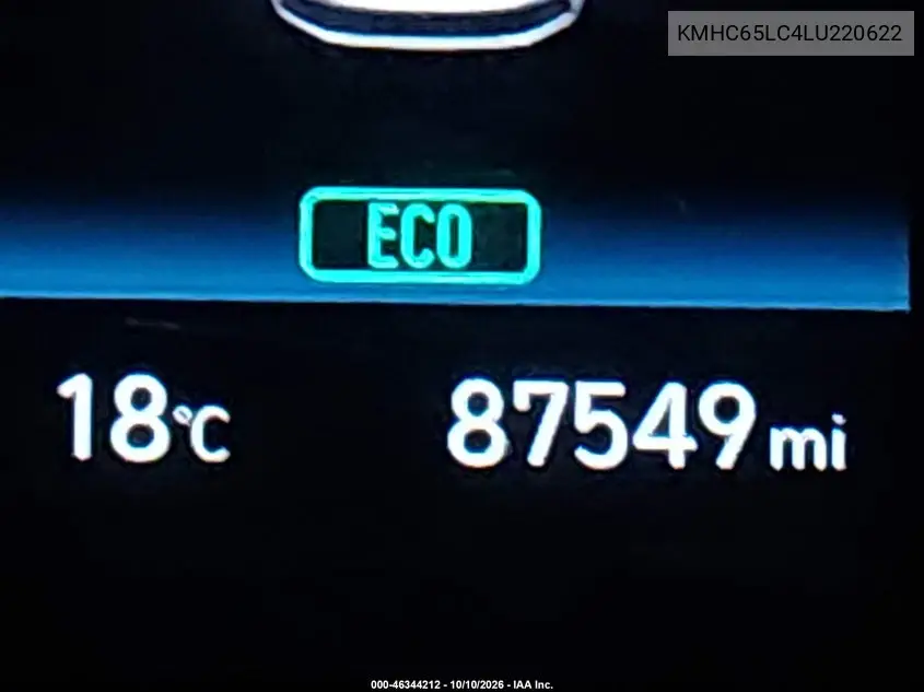2020 HYUNDAI IONIQ VIN KMHC65LC4LU220622 — фото 20