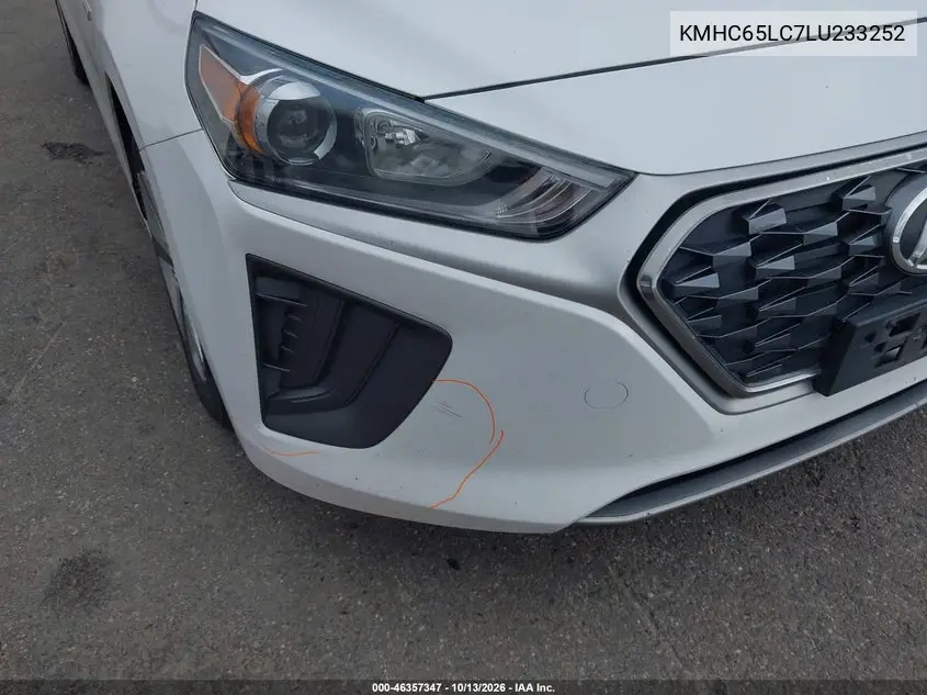 2020 HYUNDAI IONIQ VIN KMHC65LC7LU233252 — фото 14