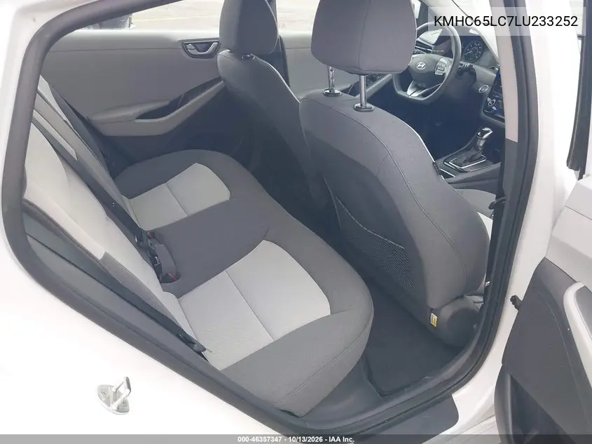 2020 HYUNDAI IONIQ VIN KMHC65LC7LU233252 — фото 8