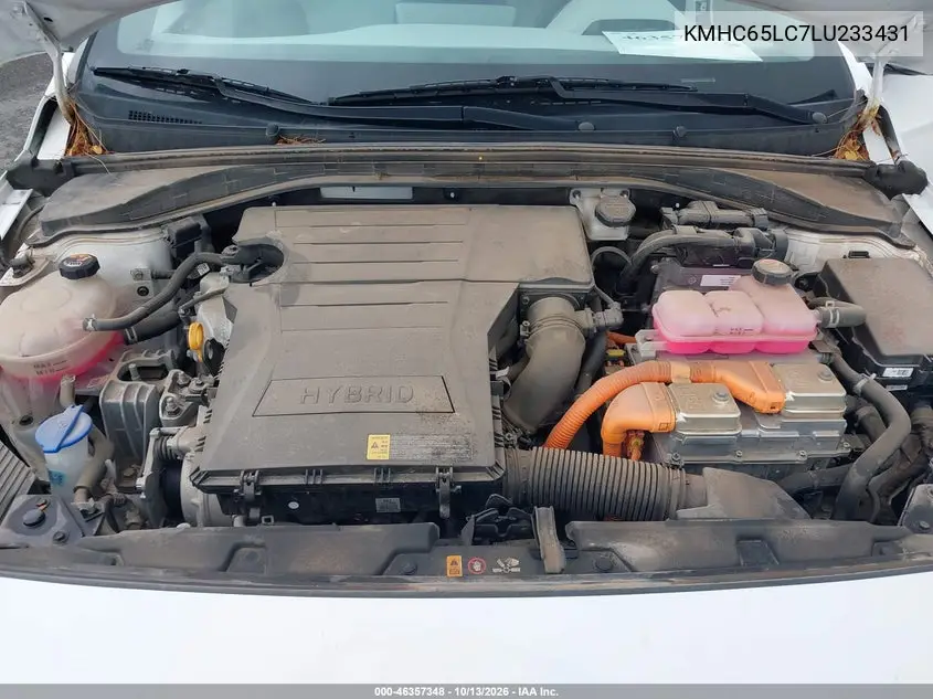 2020 HYUNDAI IONIQ VIN KMHC65LC7LU233431 — фото 10