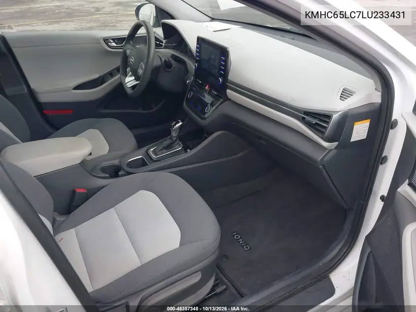 2020 HYUNDAI IONIQ VIN KMHC65LC7LU233431 — фото 5