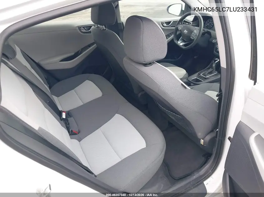 2020 HYUNDAI IONIQ VIN KMHC65LC7LU233431 — фото 8