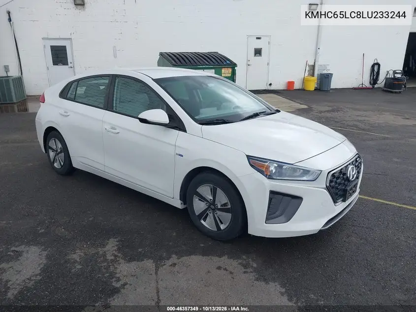 HYUNDAI IONIQ 2020, VIN KMHC65LC8LU233244