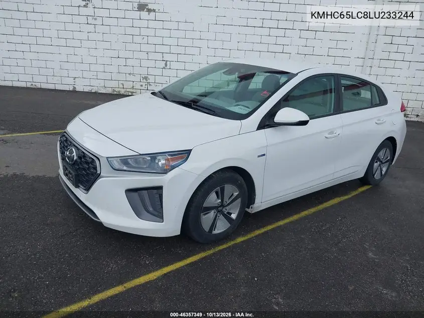 2020 HYUNDAI IONIQ VIN KMHC65LC8LU233244 — фото 2