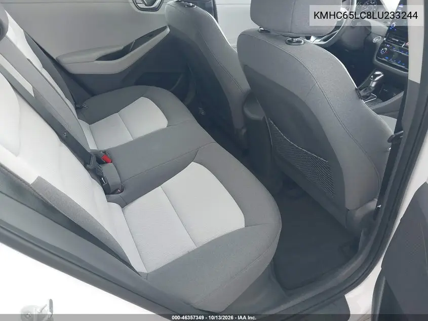 2020 HYUNDAI IONIQ VIN KMHC65LC8LU233244 — фото 8
